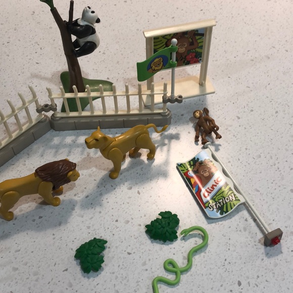 Playmobil city life zoo animal lion giraffe zebra - Picture 3 of 3